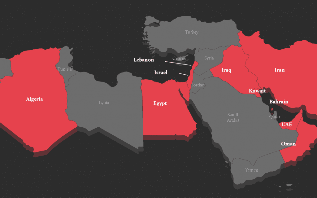 Coronavirus in Middle East