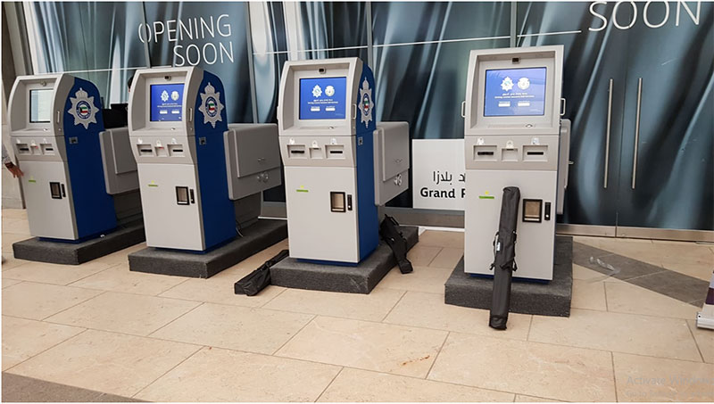 driving license self kiosk machines for renewal